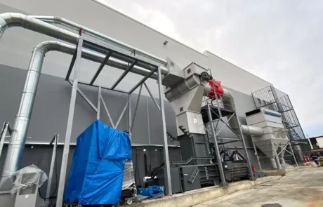Endüstriyel HVAC klima santrali ve havalandırma kanalları